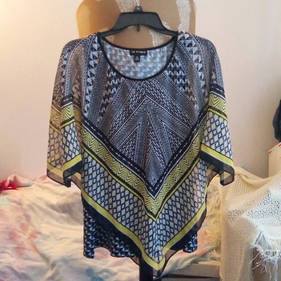 I.N. Studio Tops - (2 for $20) Cape/Poncho Top